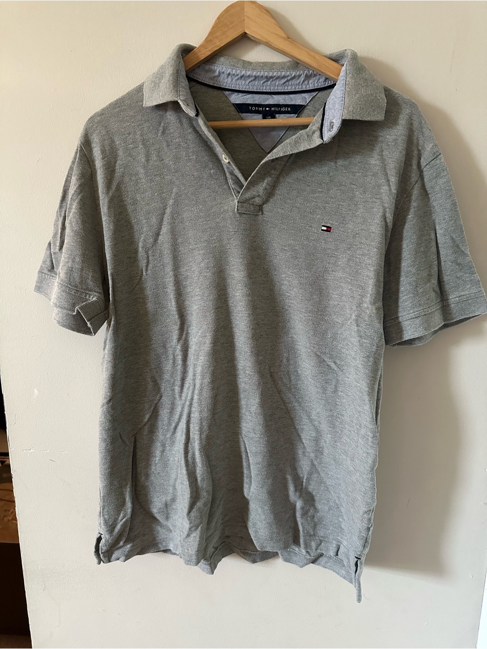 Tommy Hilfiger Light Grey Short-Sleeve Polo